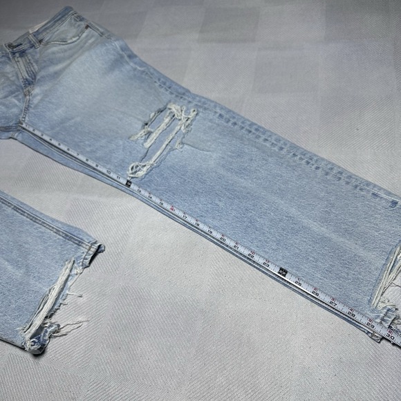 NEW‎ American Eagle Jeans Womens Size 6 28W Super High Rise Baggy Straight NWT - Picture 16 of 16